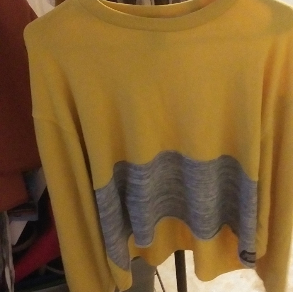 Yellow pink victories secrets long sleeve s L
